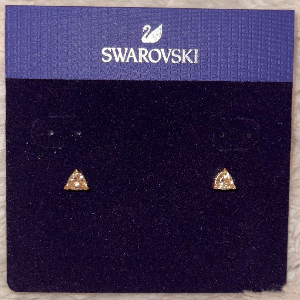 Swarovski Gold Earrings